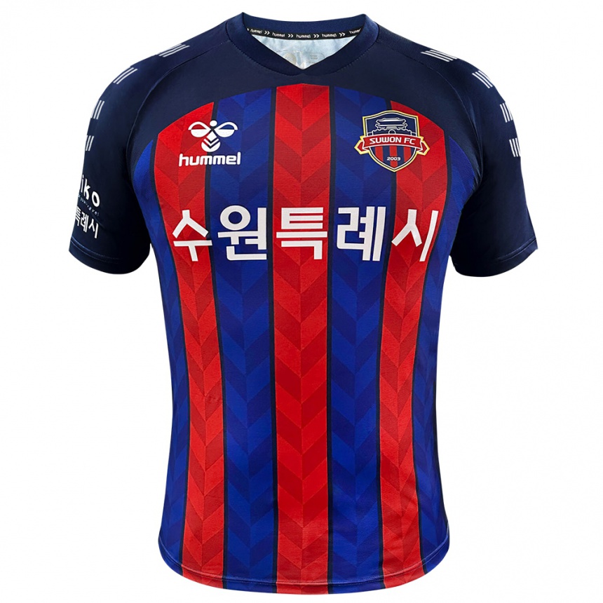 Enfant Football Maillot Seong-Yoon Kim #1 Bleu Rouge Tenues Domicile 2024/25 Canada