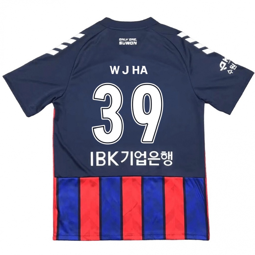 Kids Football Jung-Woo Ha #39 Blue Red Home Jersey 2024/25 T-Shirt Canada