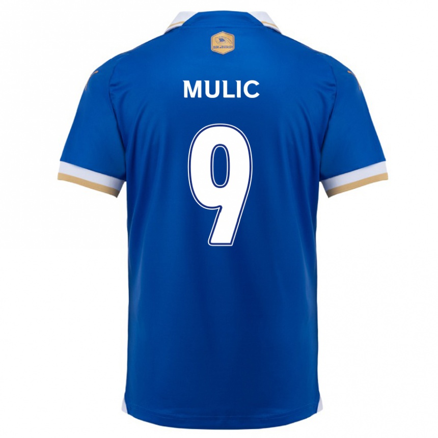 Kids Football Fejsal Mulic #9 Blue White Home Jersey 2024/25 T-Shirt Canada