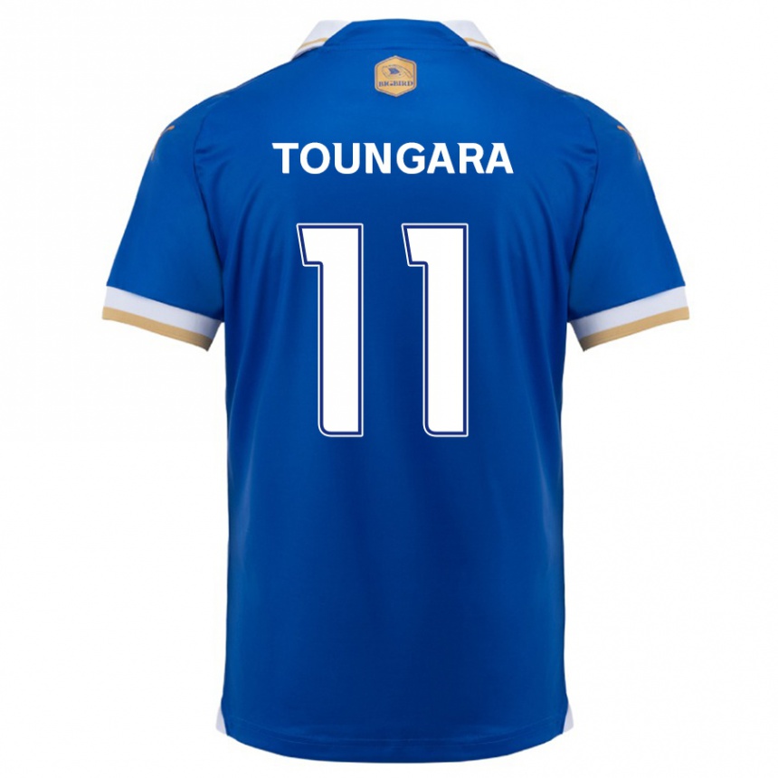 Enfant Football Maillot Aboubacar Toungara #11 Bleu Blanc Tenues Domicile 2024/25 Canada