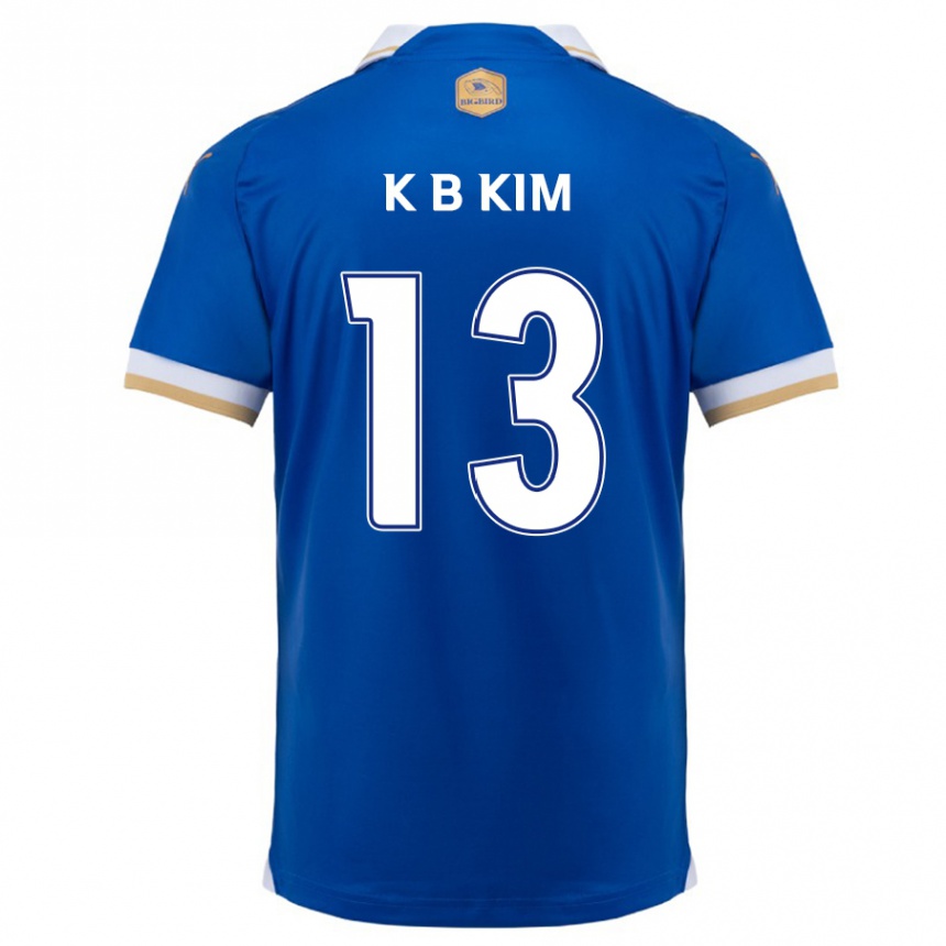 Enfant Football Maillot Bo-Kyung Kim #13 Bleu Blanc Tenues Domicile 2024/25 Canada