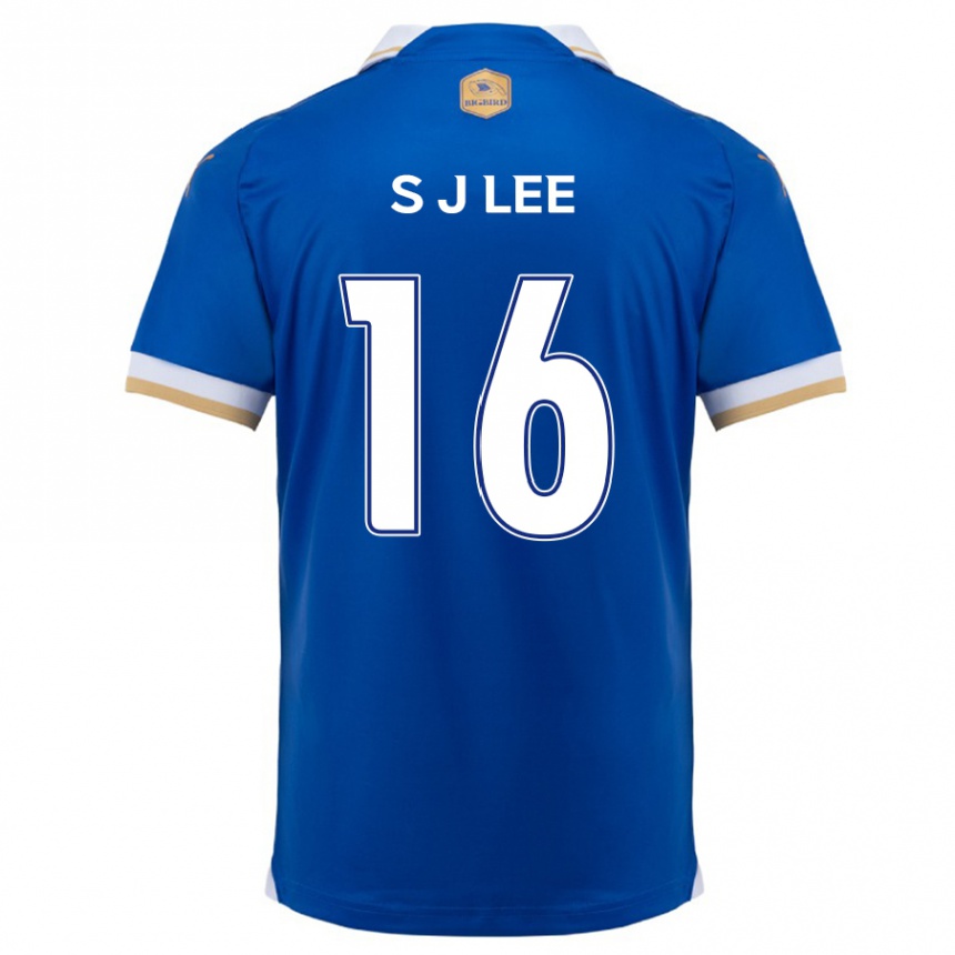 Enfant Football Maillot Jong-Sung Lee #16 Bleu Blanc Tenues Domicile 2024/25 Canada