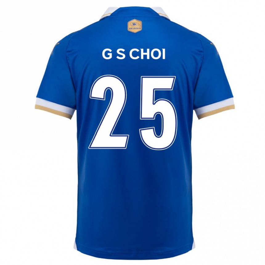 Kids Football Sung-Geun Choi #25 Blue White Home Jersey 2024/25 T-Shirt Canada