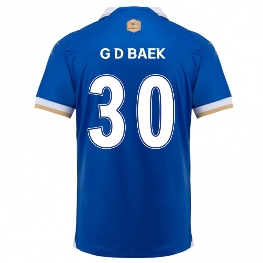 Enfant Football Maillot Dong-Gyu Baek #30 Bleu Blanc Tenues Domicile 2024/25 Canada