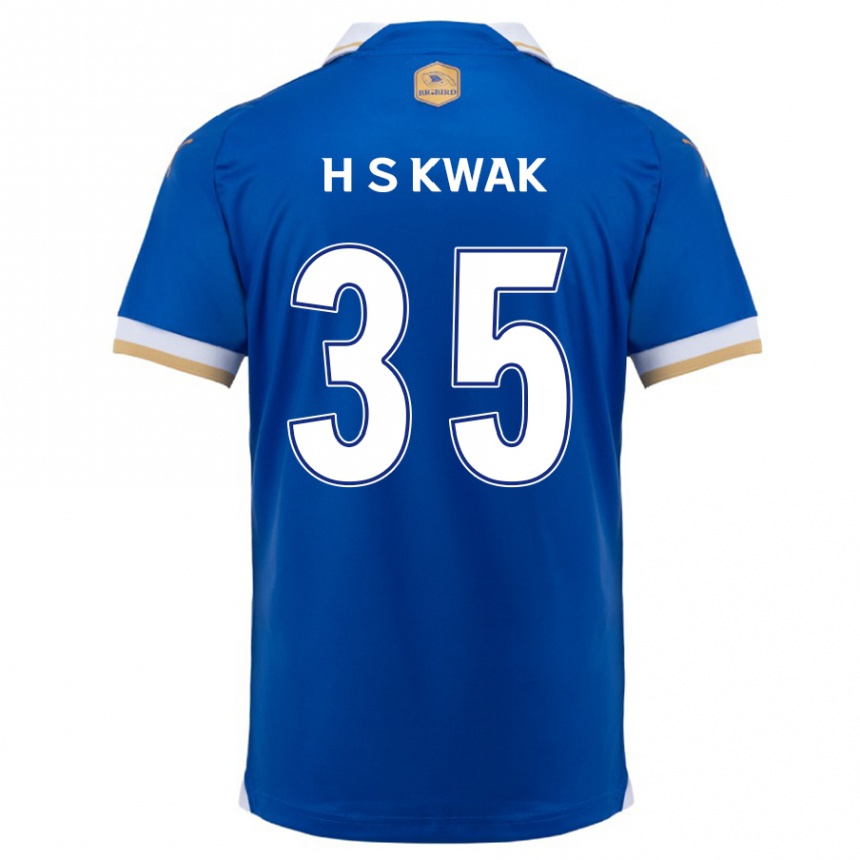 Kids Football Sung-Hoon Kwak #35 Blue White Home Jersey 2024/25 T-Shirt Canada