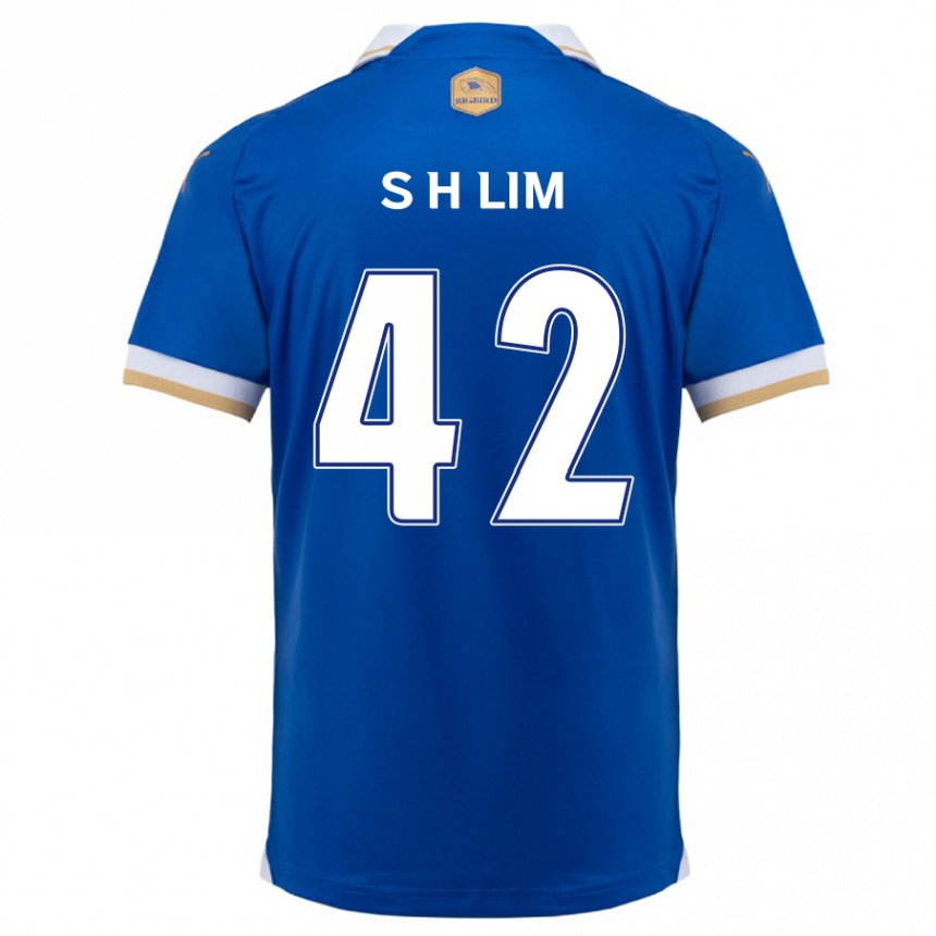 Kids Football Hyun-Sub Lim #42 Blue White Home Jersey 2024/25 T-Shirt Canada