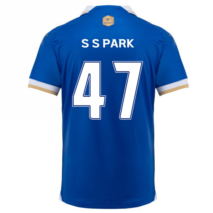 Enfant Football Maillot Seung-Soo Park #47 Bleu Blanc Tenues Domicile 2024/25 Canada