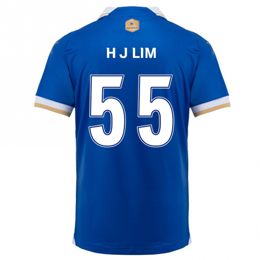 Kids Football Ji-Hoon Lim #55 Blue White Home Jersey 2024/25 T-Shirt Canada