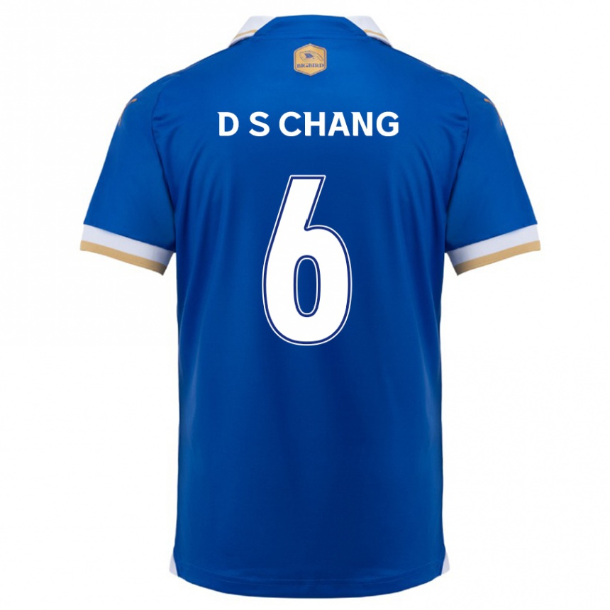 Enfant Football Maillot Se-Dong Chang #6 Bleu Blanc Tenues Domicile 2024/25 Canada