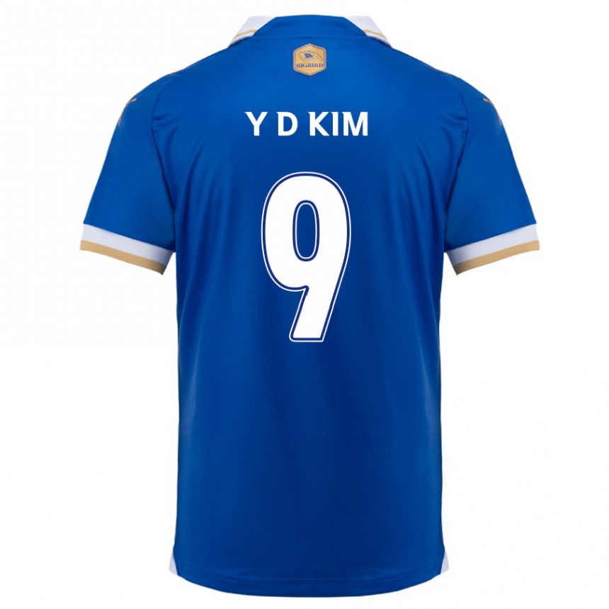 Enfant Football Maillot Dong-Yeon Kim #9 Bleu Blanc Tenues Domicile 2024/25 Canada