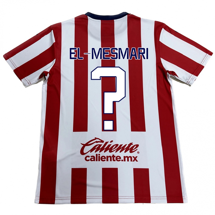 Kids Football Bruce El-Mesmari #0 Red White Home Jersey 2024/25 T-Shirt Canada