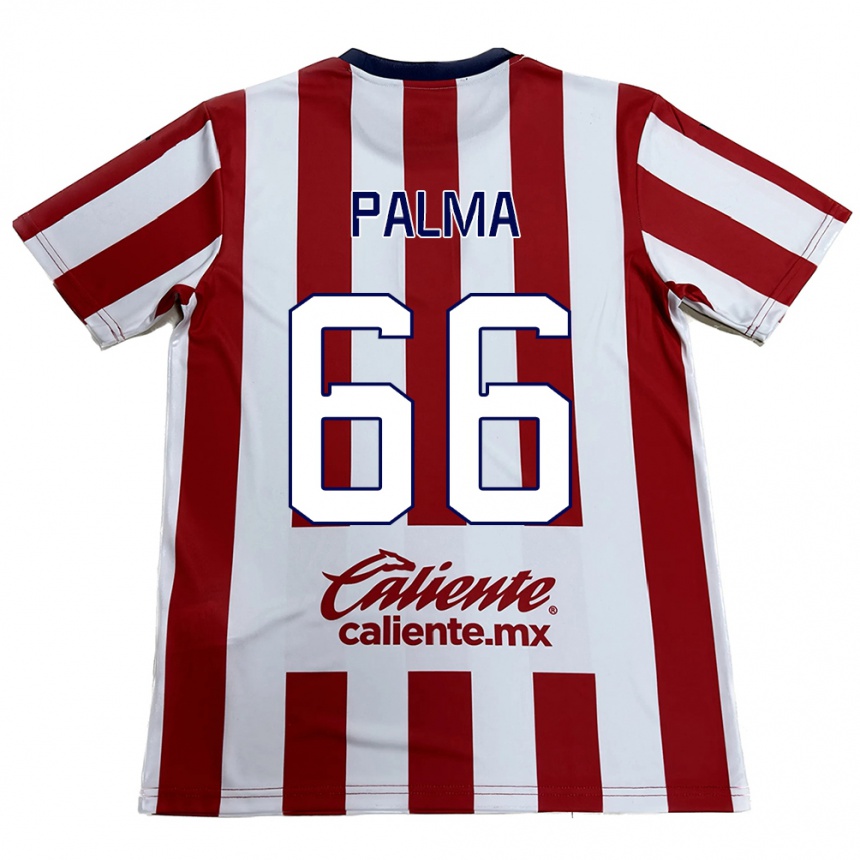 Enfant Football Maillot Arturo Palma #66 Rouge Blanc Tenues Domicile 2024/25 Canada