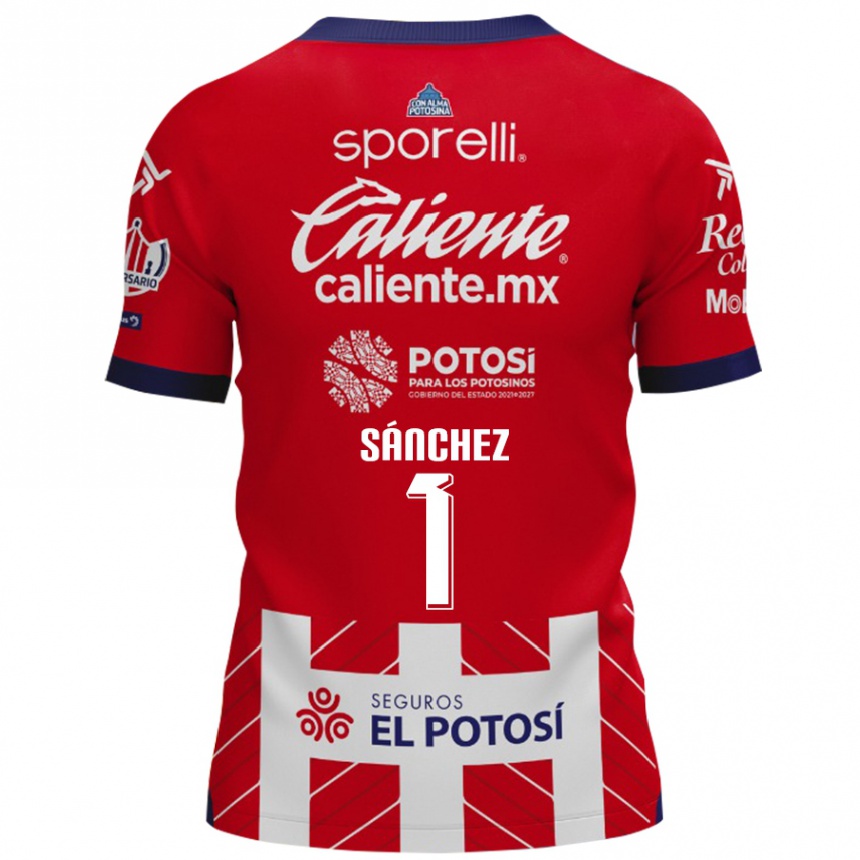 Enfant Football Maillot Andrés Sánchez #1 Rouge Blanc Tenues Domicile 2024/25 Canada