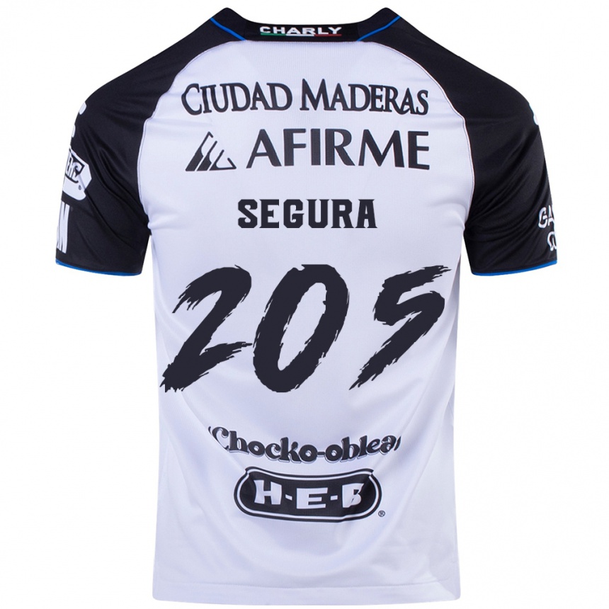 Kids Football Mathías Segura #205 Black Blue Home Jersey 2024/25 T-Shirt Canada