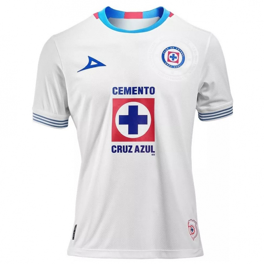 Enfant Football Maillot Rafael Guerrero #30 Blanc Bleu Tenues Extérieur 2024/25 Canada