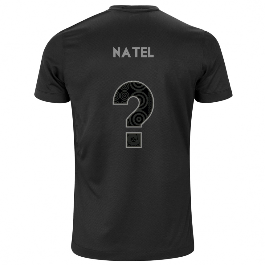 Kids Football Léo Natel #0 Black Away Jersey 2024/25 T-Shirt Canada