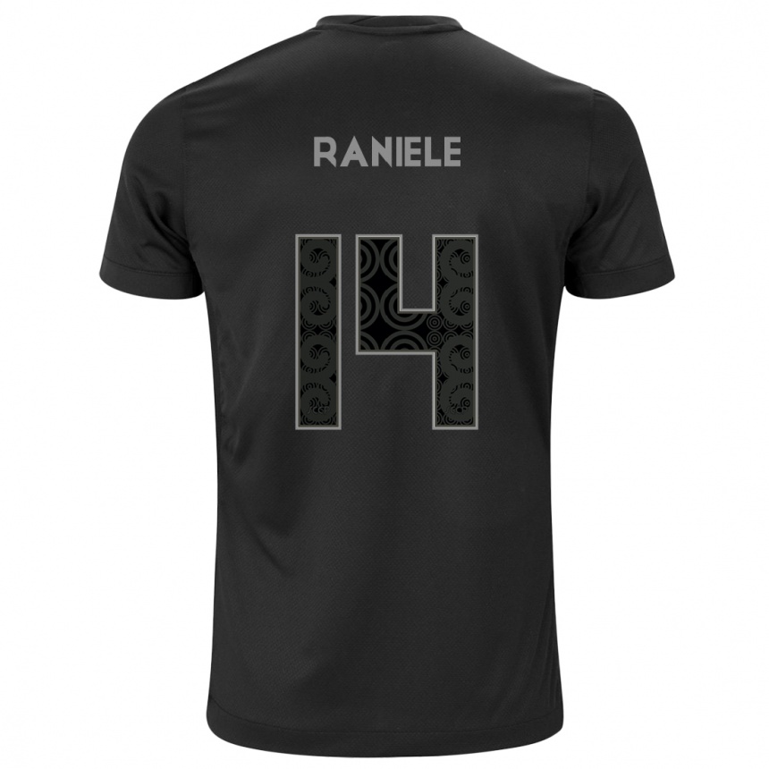 Kids Football Raniele #14 Black Away Jersey 2024/25 T-Shirt Canada