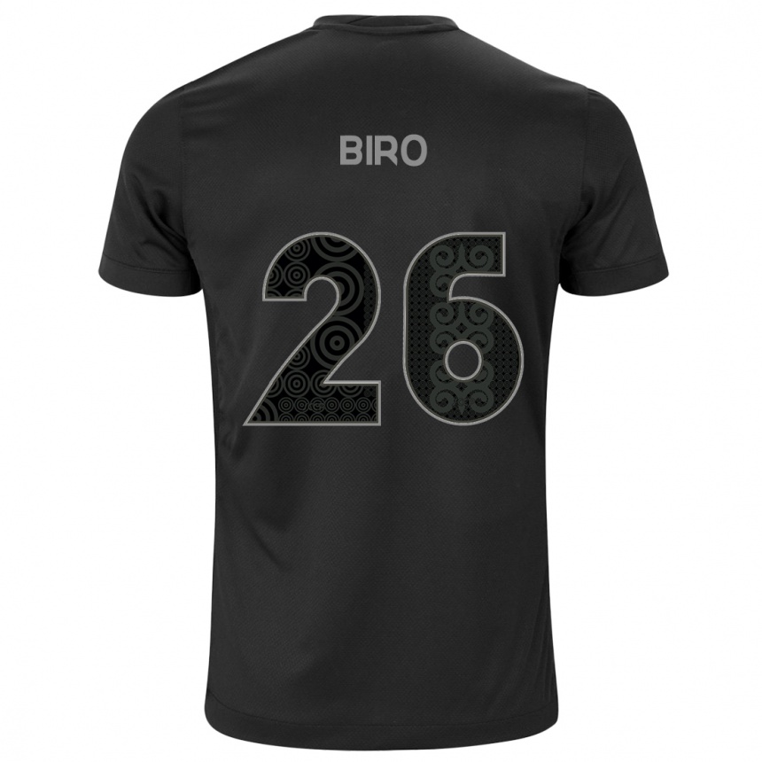 Kids Football Biro #26 Black Away Jersey 2024/25 T-Shirt Canada