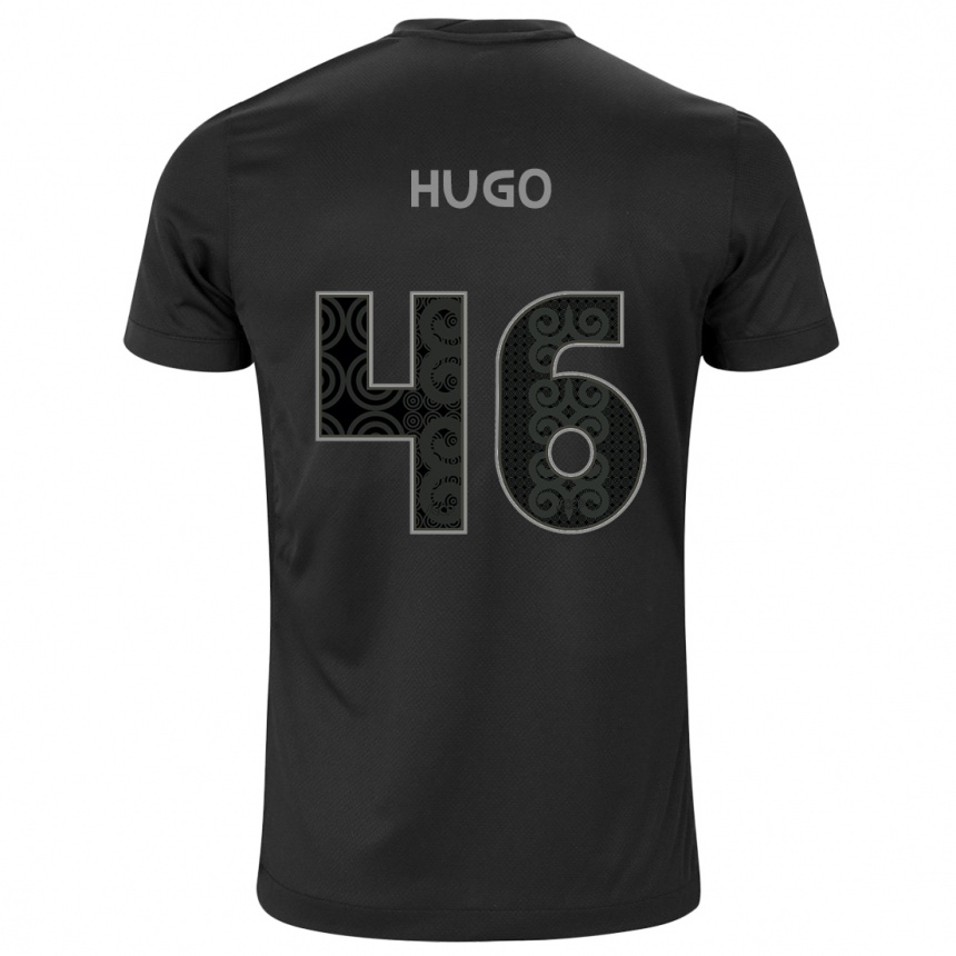 Kids Football Hugo #46 Black Away Jersey 2024/25 T-Shirt Canada