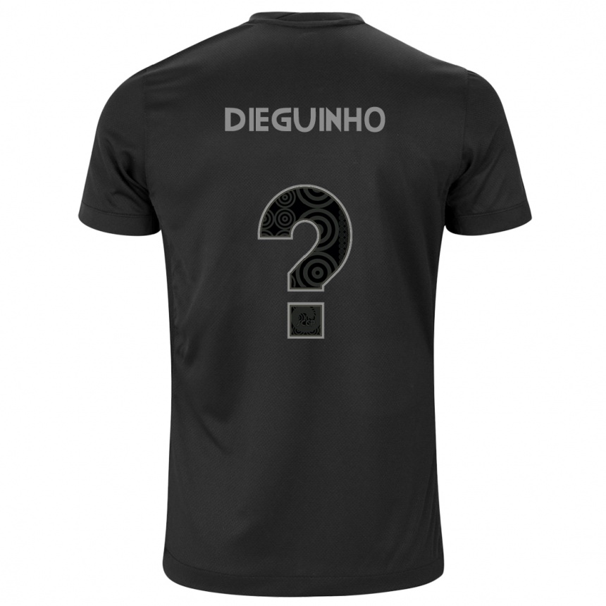 Enfant Football Maillot Dieguinho #0 Noir Tenues Extérieur 2024/25 Canada