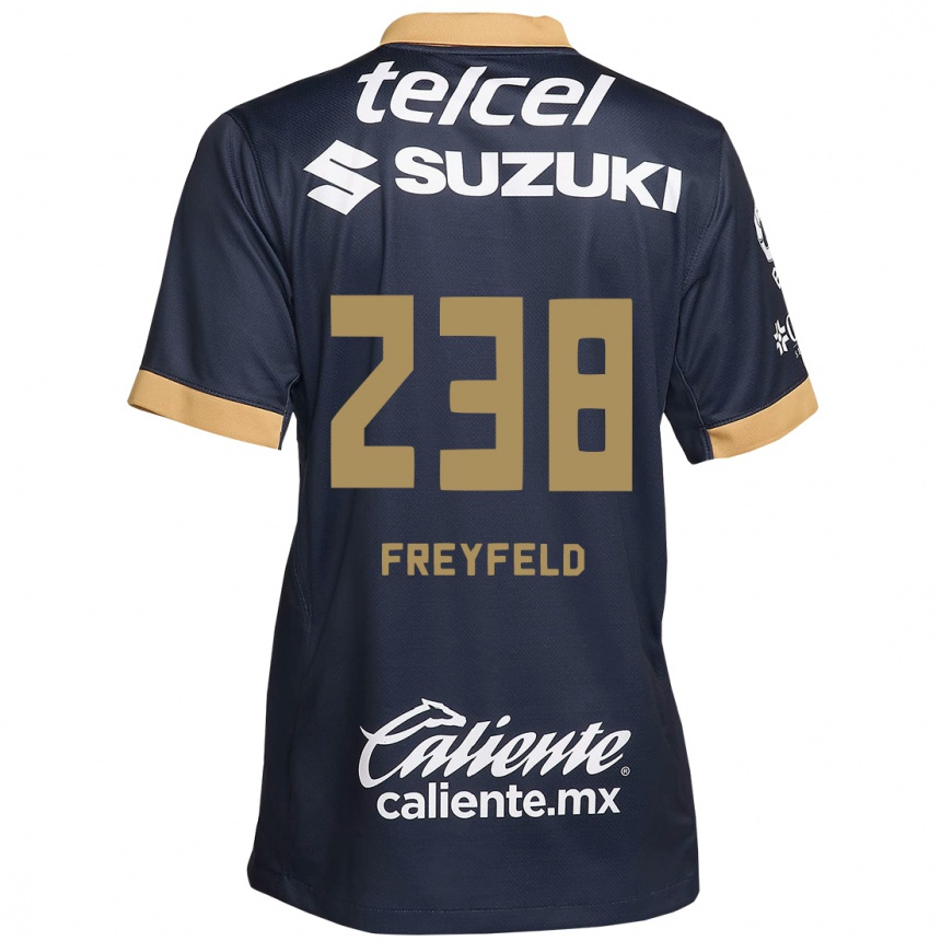 Kids Football Julián Freyfeld #238 Obsidian Gold White Away Jersey 2024/25 T-Shirt Canada