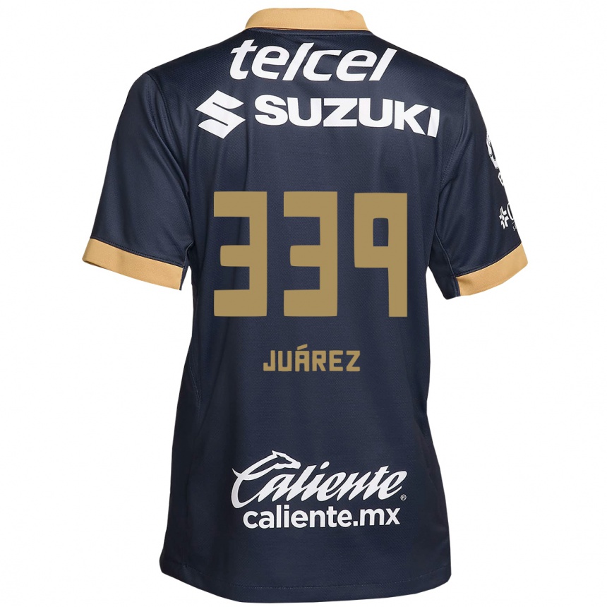 Kids Football Jonathan Juárez #339 Obsidian Gold White Away Jersey 2024/25 T-Shirt Canada