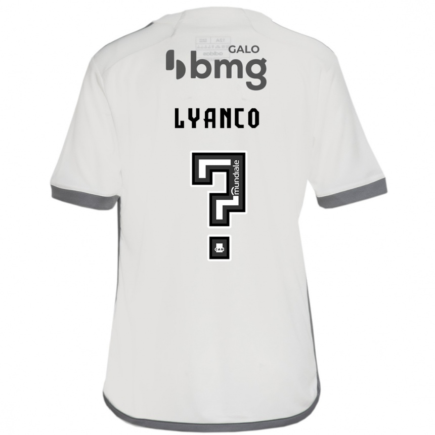 Kids Football Lyanco #0 Off White Away Jersey 2024/25 T-Shirt Canada