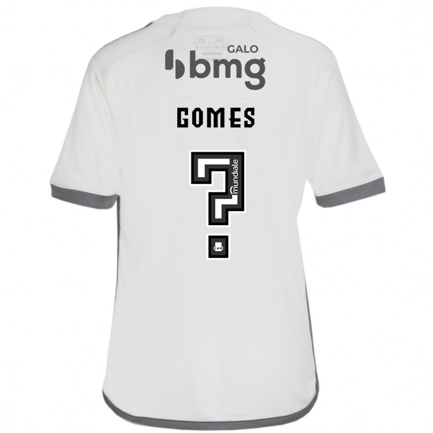 Kids Football Fábio Gomes #0 Off White Away Jersey 2024/25 T-Shirt Canada