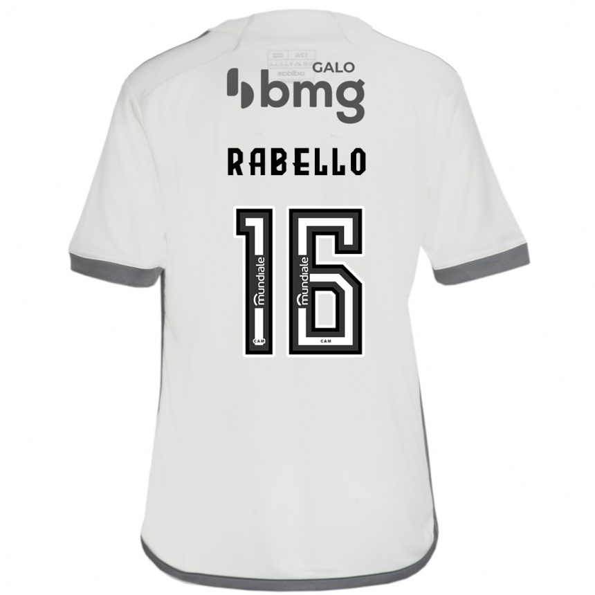 Kids Football Igor Rabello #16 Off White Away Jersey 2024/25 T-Shirt Canada