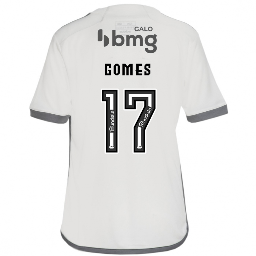 Kids Football Igor Gomes #17 Off White Away Jersey 2024/25 T-Shirt Canada