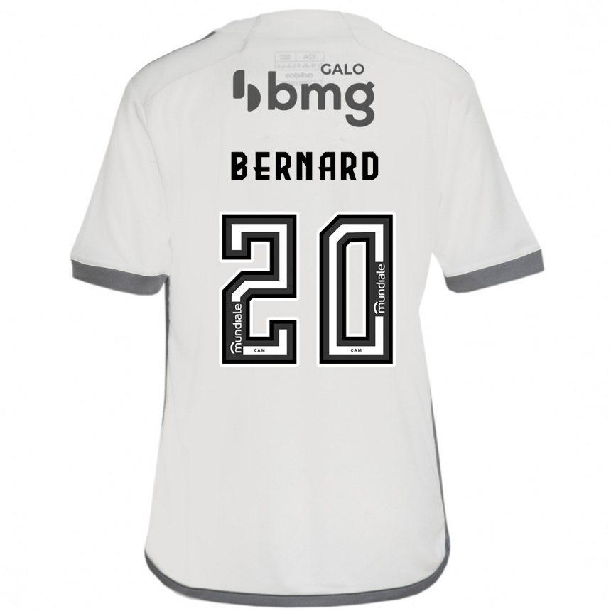 Kids Football Bernard #20 Off White Away Jersey 2024/25 T-Shirt Canada