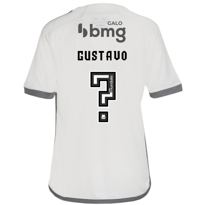 Enfant Football Maillot Paulo Gustavo #0 Blanc Cassé Tenues Extérieur 2024/25 Canada