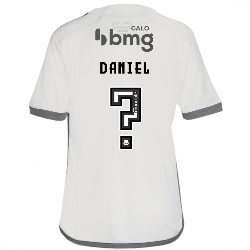 Enfant Football Maillot Lucas Daniel #0 Blanc Cassé Tenues Extérieur 2024/25 Canada