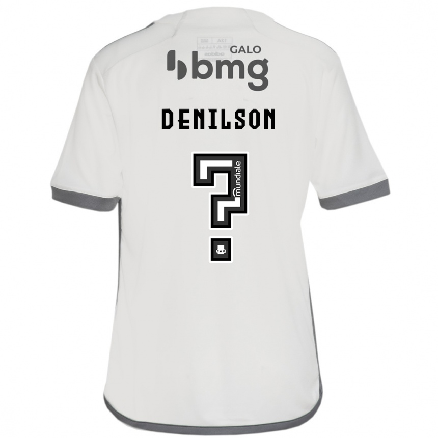 Enfant Football Maillot Denilson #0 Blanc Cassé Tenues Extérieur 2024/25 Canada