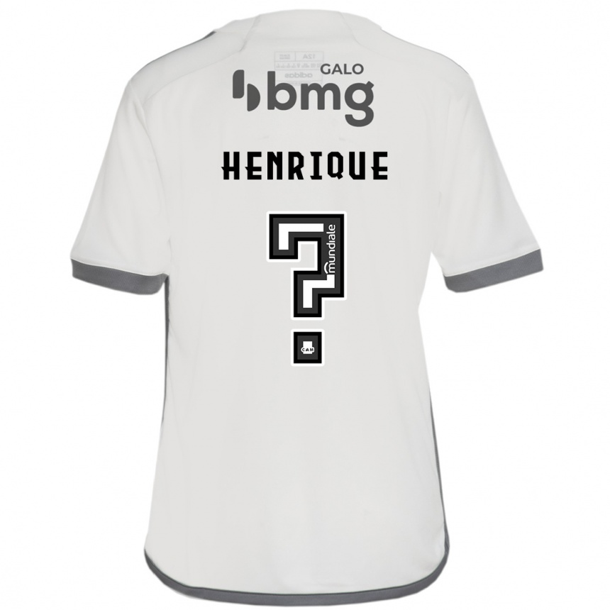 Kids Football Bruno Henrique #0 Off White Away Jersey 2024/25 T-Shirt Canada