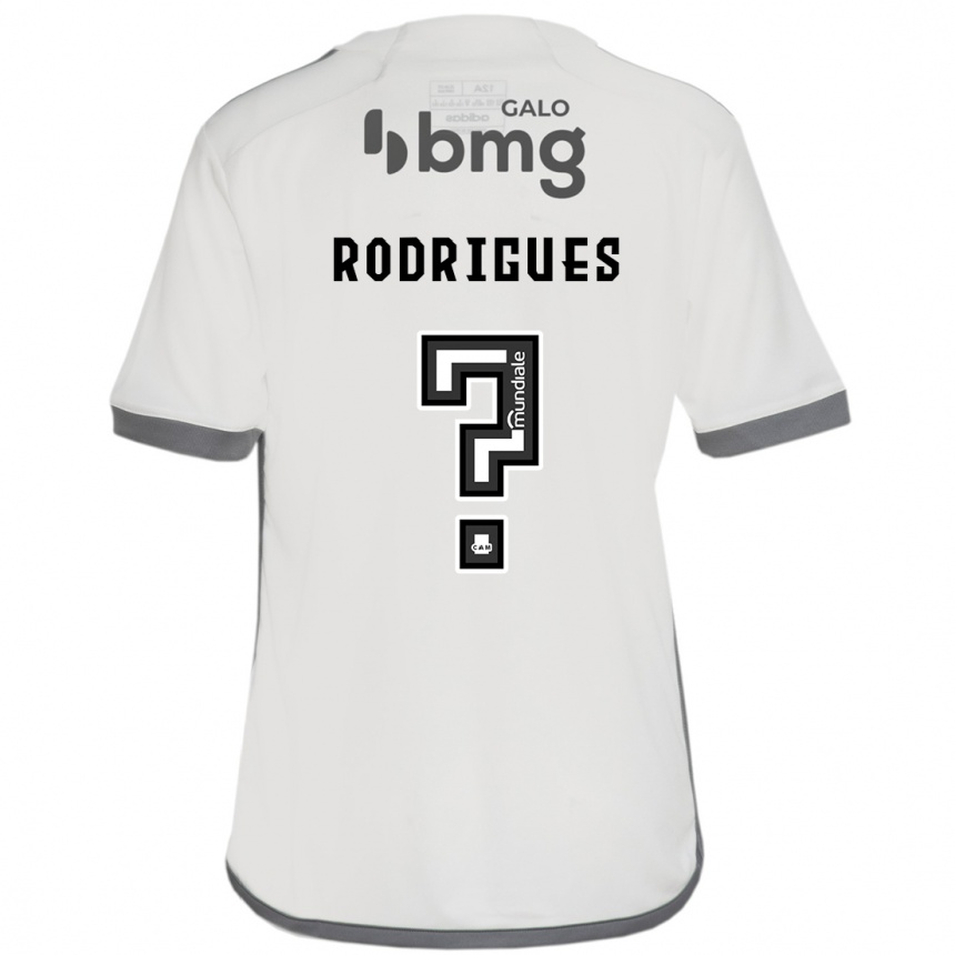 Kids Football Vinicius Rodrigues #0 Off White Away Jersey 2024/25 T-Shirt Canada