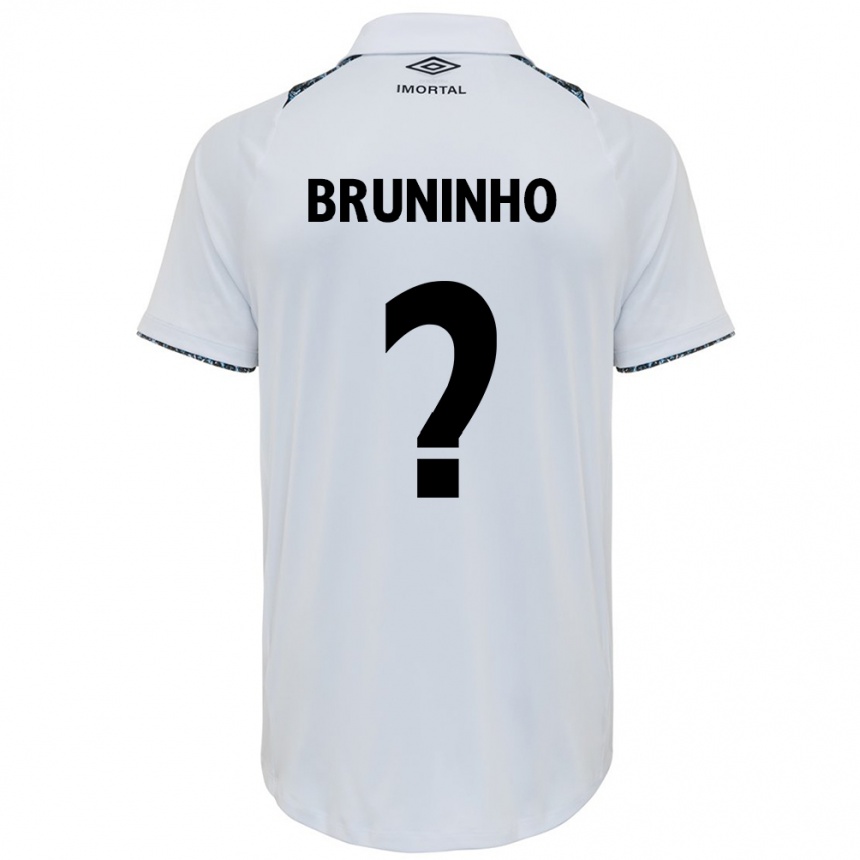 Enfant Football Maillot Bruninho #0 Blanc Bleu Tenues Extérieur 2024/25 Canada