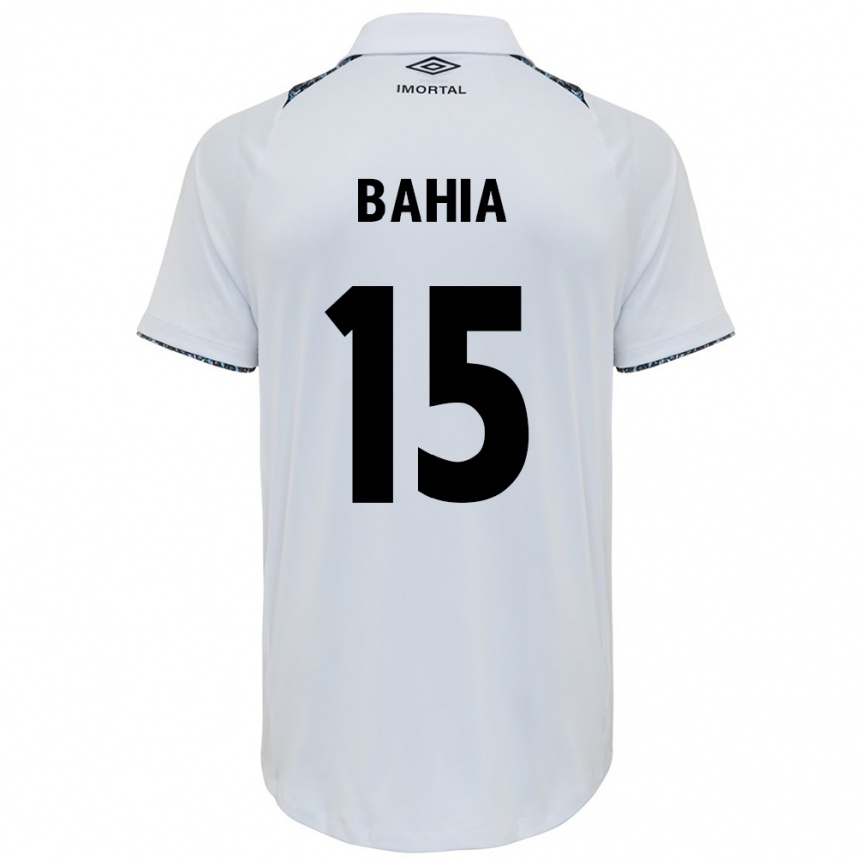 Enfant Football Maillot Raíssa Bahia #15 Blanc Bleu Tenues Extérieur 2024/25 Canada