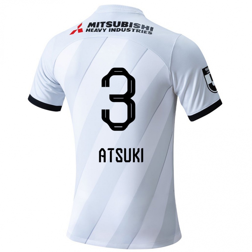 Kids Football Atsuki Ito #3 White Grey Away Jersey 2024/25 T-Shirt Canada