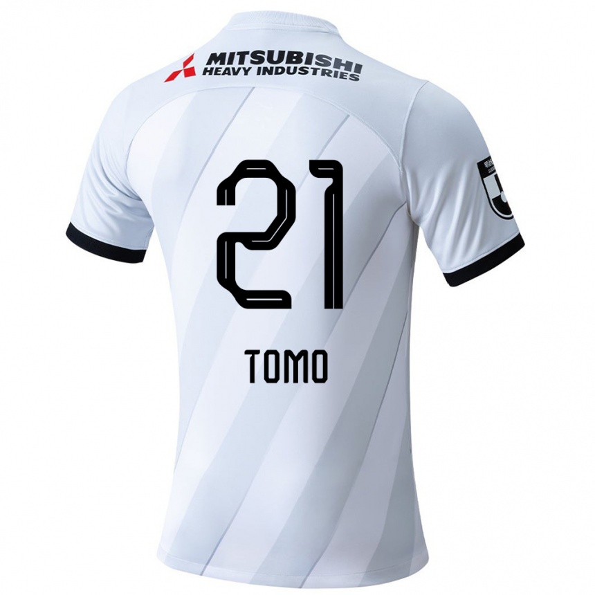 Kids Football Tomoaki Okubo #21 White Grey Away Jersey 2024/25 T-Shirt Canada