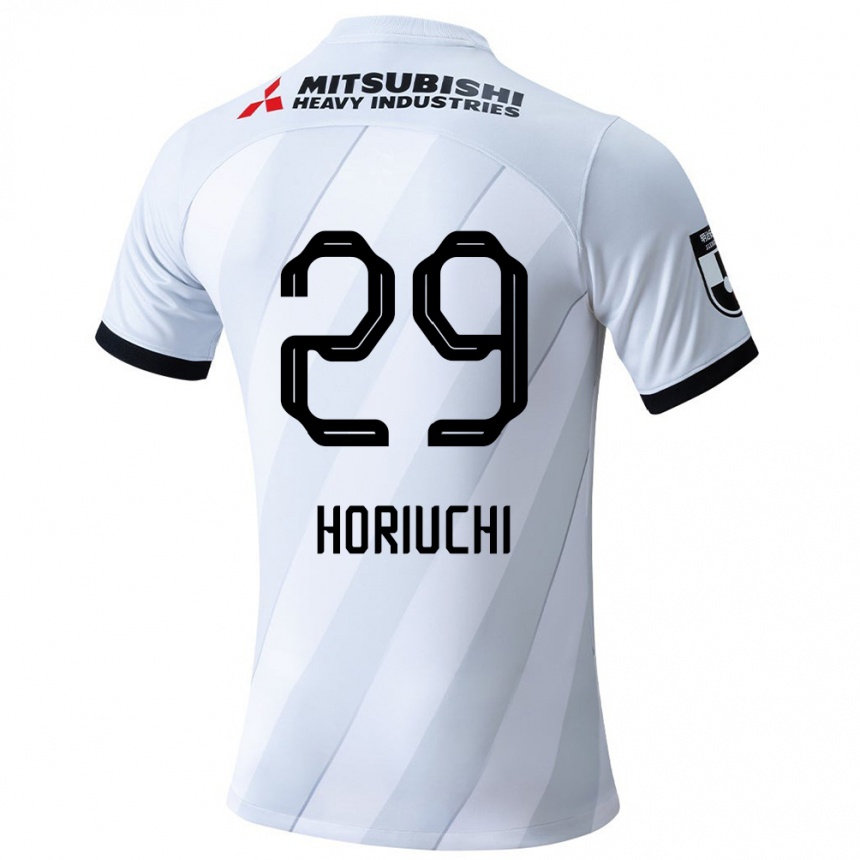 Kids Football Yota Horiuchi #29 White Grey Away Jersey 2024/25 T-Shirt Canada