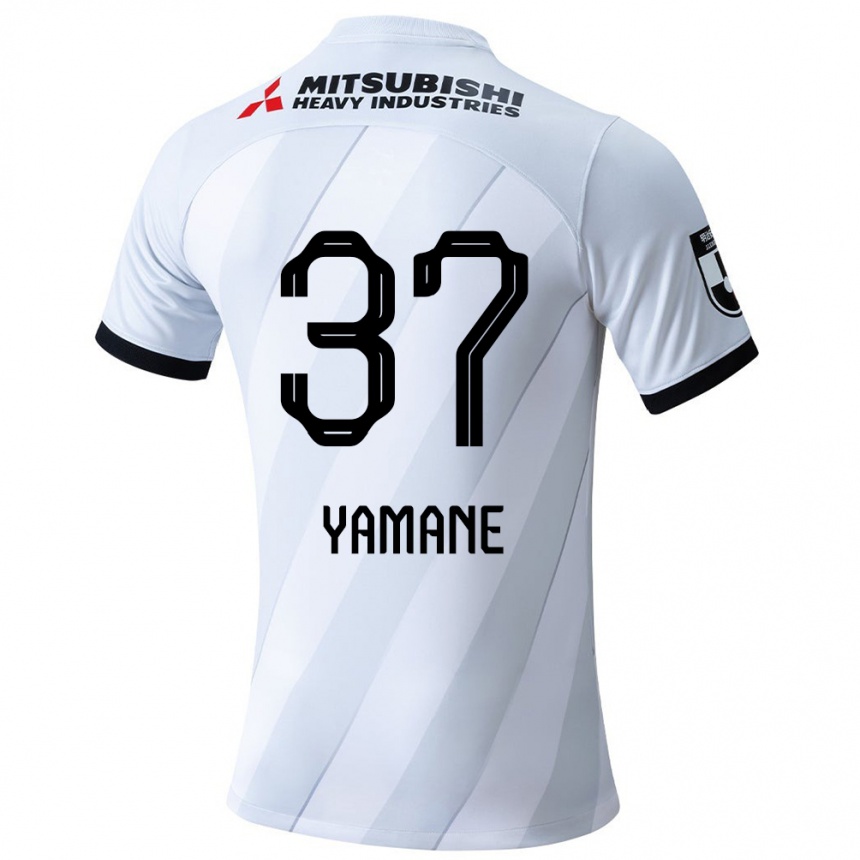 Kids Football Katsutoshi Yamane #37 White Grey Away Jersey 2024/25 T-Shirt Canada