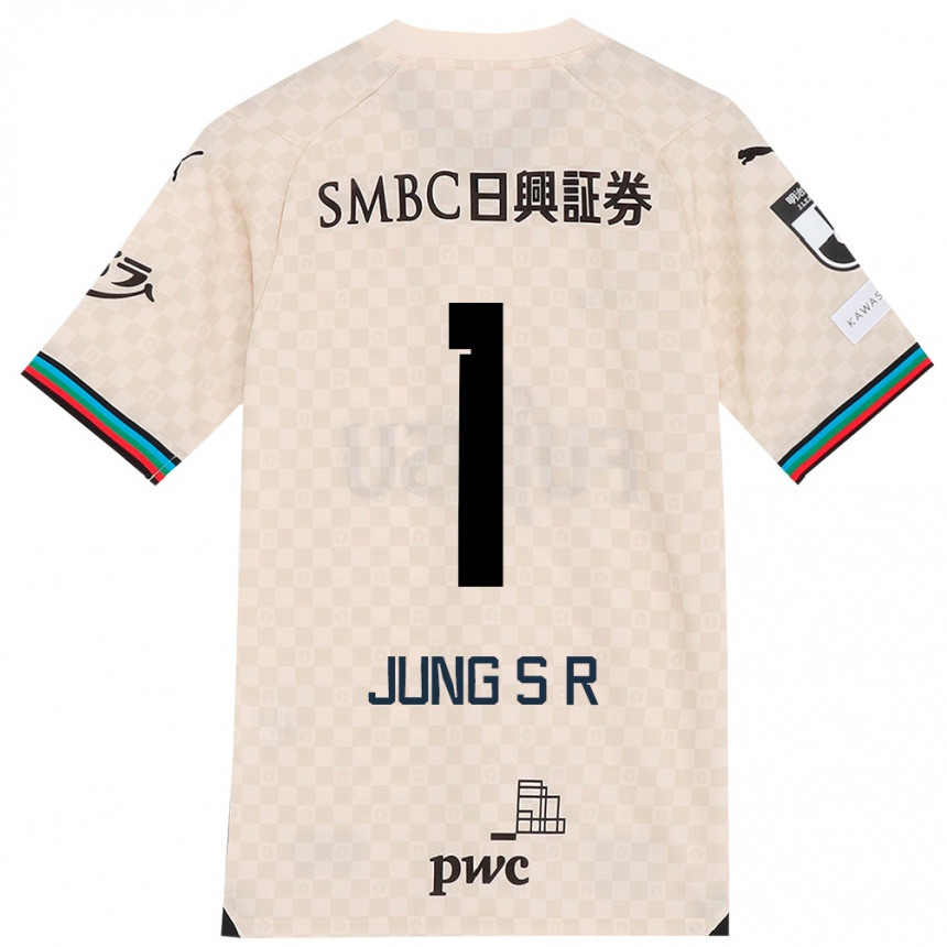 Kids Football Sung-Ryong Jung #1 White Gray Away Jersey 2024/25 T-Shirt Canada