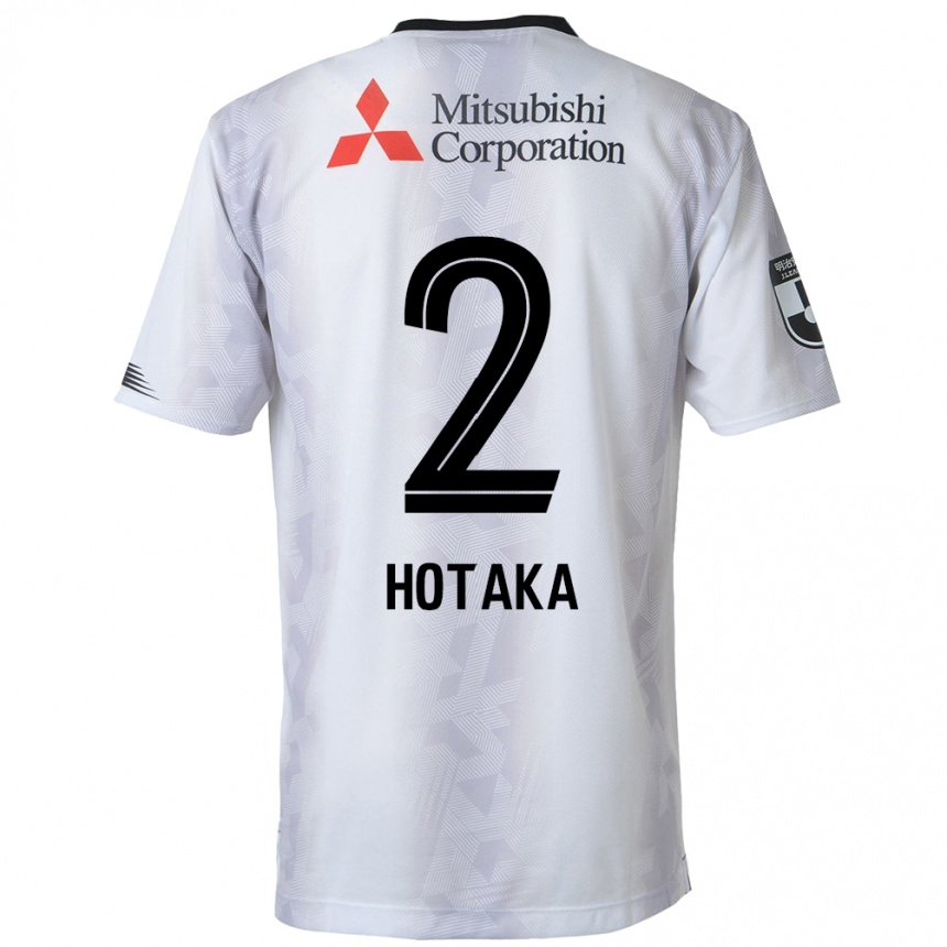 Kids Football Hotaka Nakamura #2 White Black Away Jersey 2024/25 T-Shirt Canada