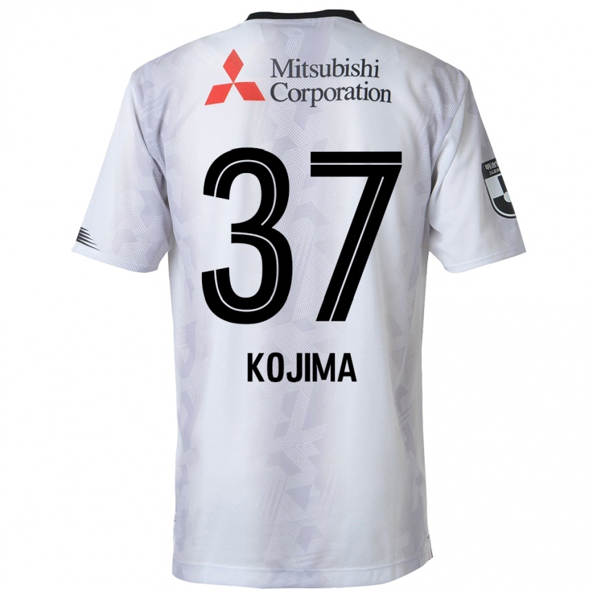 Kids Football Satsuki Kojima #37 White Black Away Jersey 2024/25 T-Shirt Canada