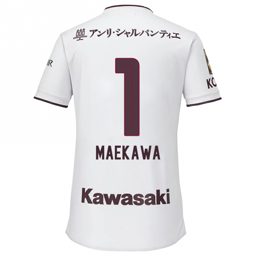 Enfant Football Maillot Daiya Maekawa #1 Blanc Rouge Tenues Extérieur 2024/25 Canada