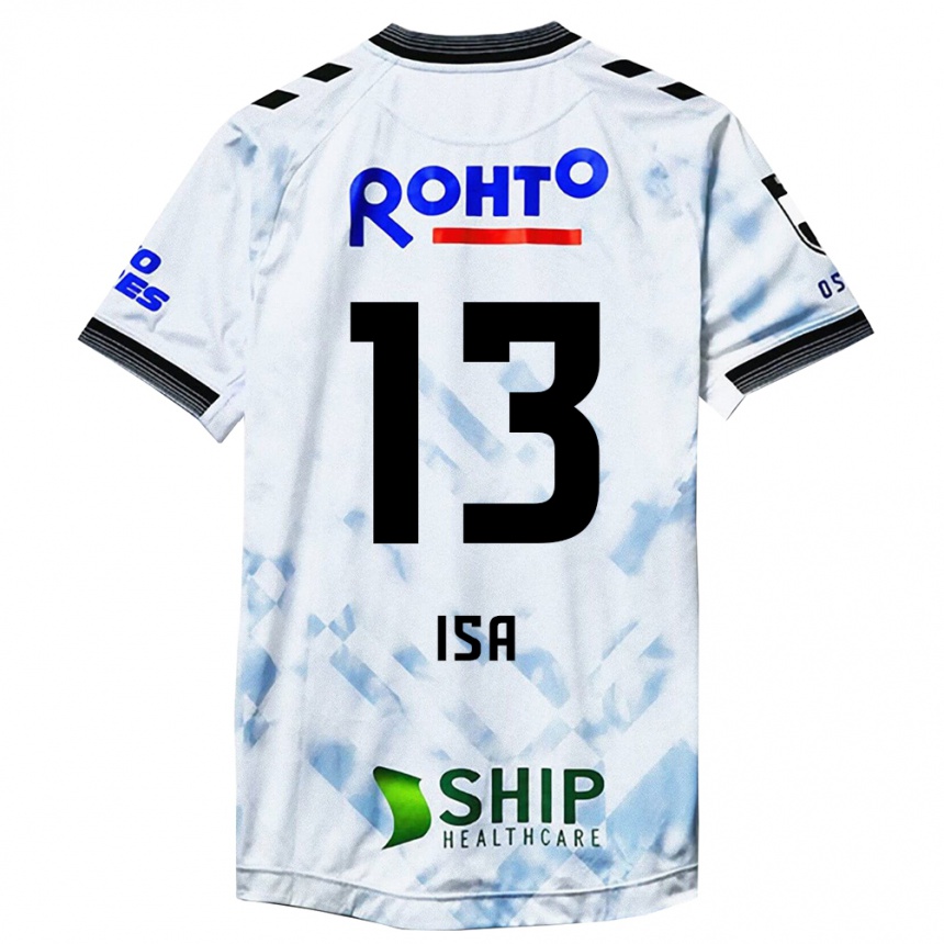 Enfant Football Maillot Isa Sakamoto #13 Blanc Noir Tenues Extérieur 2024/25 Canada