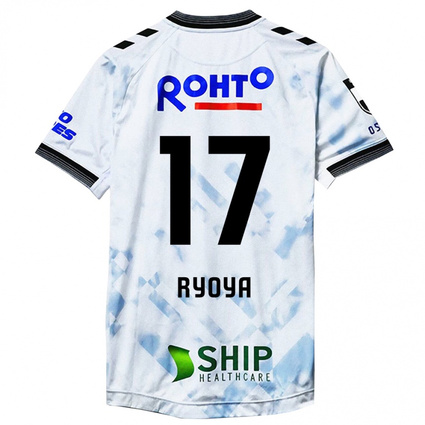 Enfant Football Maillot Ryoya Yamashita #17 Blanc Noir Tenues Extérieur 2024/25 Canada