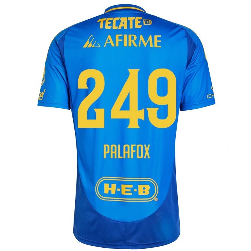 Kids Football José Palafox #249 Blue Yellow Away Jersey 2024/25 T-Shirt Canada