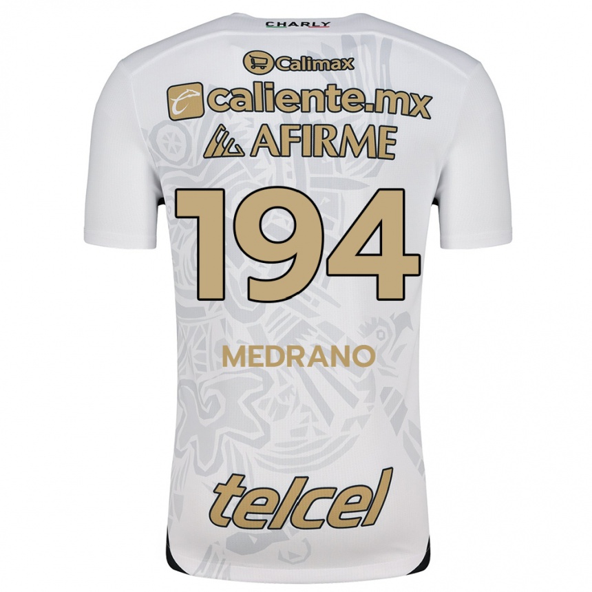 Enfant Football Maillot Luis Medrano #194 Blanc Noir Tenues Extérieur 2024/25 Canada